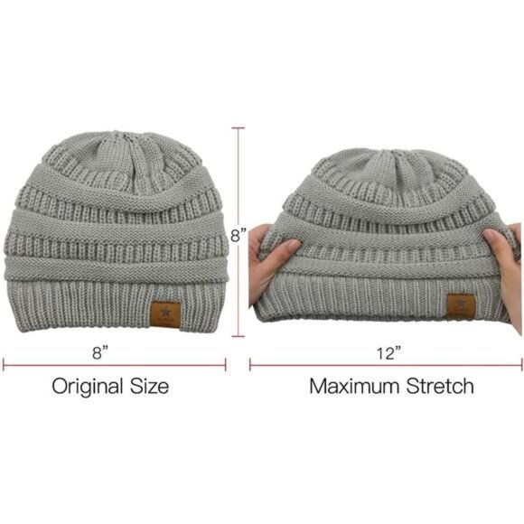 Winter Hats for Women Black - Picture 6 of 6